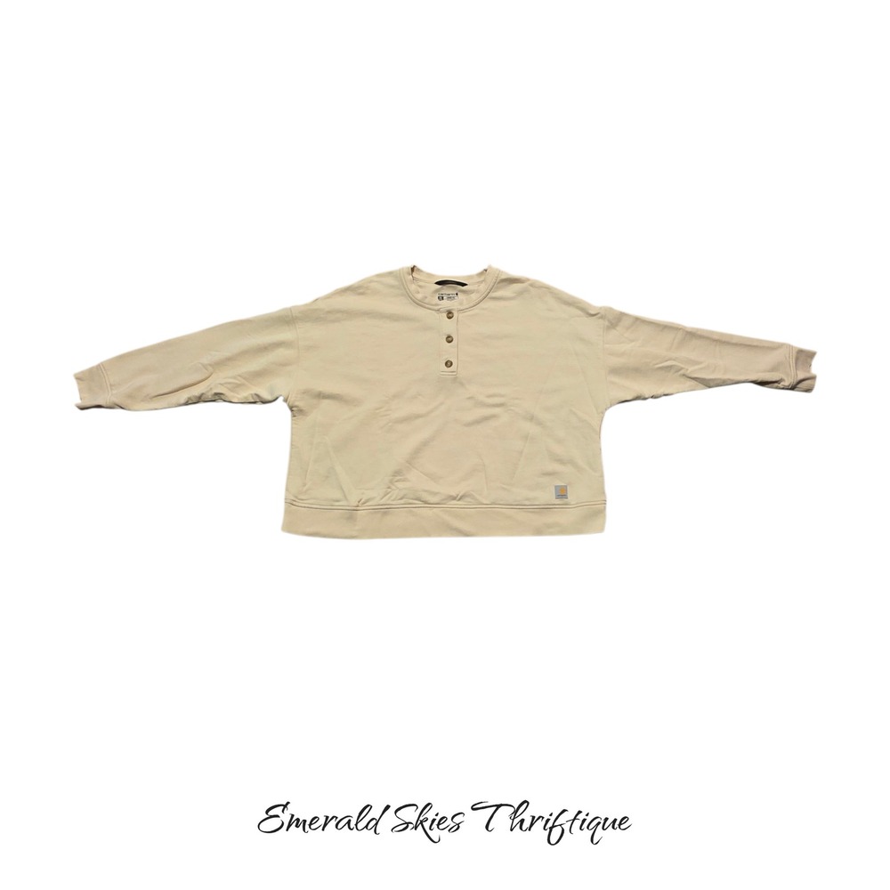 Carhartt Women's Terry Long sleeve Sweatshirt, size 2xl. Free‎ shipping
